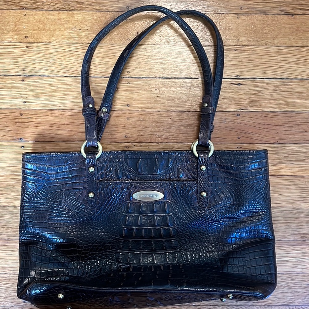 Vintage Brahmin Brown Leather Purse